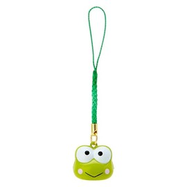 Sanrio (SANRIO) Face-shaped Bell Charm Kerokero Keroppy Strap String Brass 341711