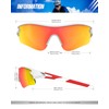 KALIYADI Sports Sunglasses Polarized Sunglasses-Men: Mens Sunglasses with UV400 for