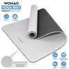 WOHAO Extra Thick 8mm Yoga Mat, 72"x28" Two-Sided Non-Slip Exercise