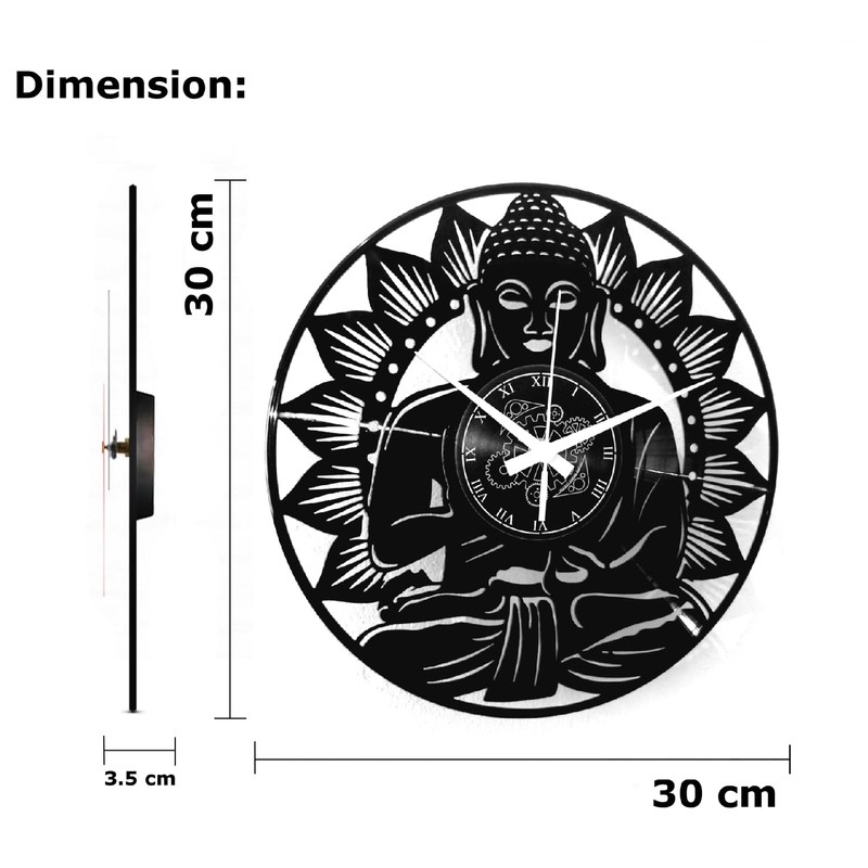 Instant Karma Clocks Wall Clock with Silent Movement Decorative Kitchen