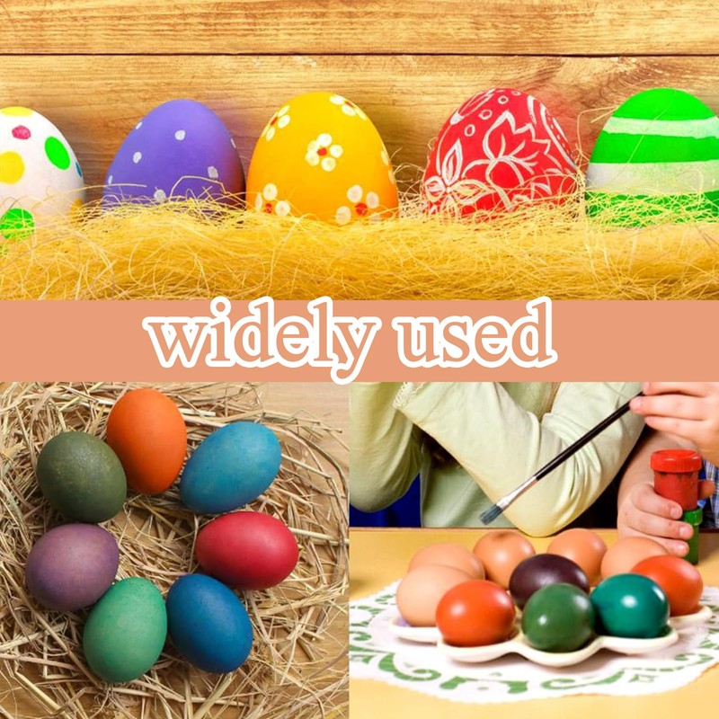 12 Pcs Fake Eggs, Artificial Plastic Eggs for Kids, Easter
