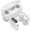 FIFINE M9W Wireless Microphone, Pin Microphone, 6 Hours of Continuous