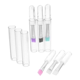 BIUDECO 6pcs Travel Friendly Eye Shadow Eyebrow Applicators for Women Durable Jelly Brushes for Lip Masks and Glitter Eye Shadow