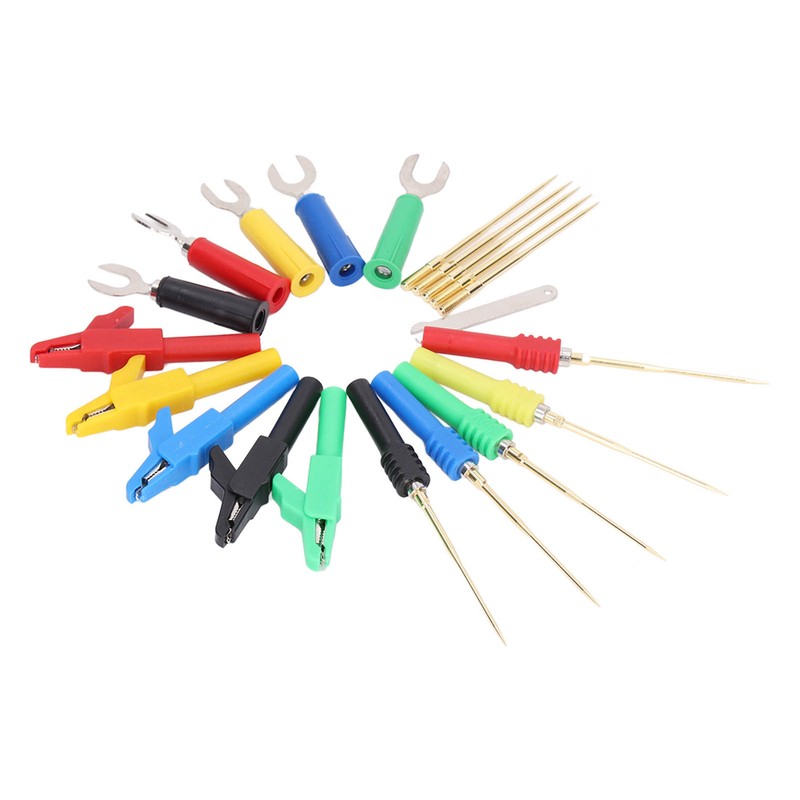 Test Lead Kit PVC Brass Testing Cable Set Electrical Conductivity