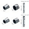 SABLUE 7-Pcs Dual-Ended Spark Plug Socket Wrench Set - Extended