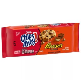 Chips Ahoy 🟡 New CHIPS AHOY! CHEWY Reeses Peanut Butter Chocolate Chip Cookies 9.5oz