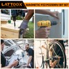 Pozidriv Bit Set, LATTOOK 6-Piece PZ2 Bits Pozi Pozidriv Screwdriver,