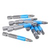 Yakamoz 10Pcs Phillips Bits #2 Magnetic Screwdriver Bit Set 1/4"