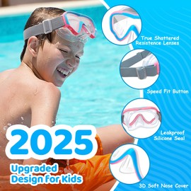 Vvinca Children's diving goggles with fabric strap