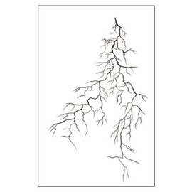Gel Luna blood vessel tattoo sticker, 1 piece, T-453 / 젤루나 혈관 핏줄 타투스티커, 1개, T-453