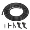 X AUTOHAUX Front Windshield Washer Nozzles Kit with 2 Meters