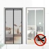 DIY Magnetic Screen Door Black Mosquito Net Large