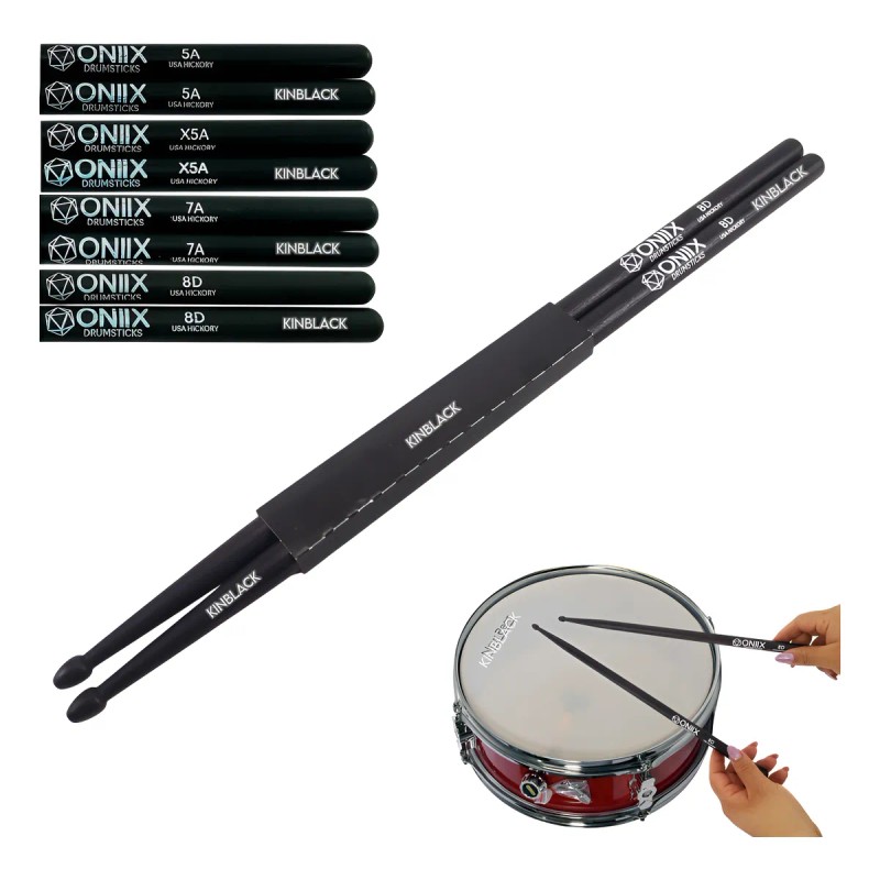 Baquetas Para Bateria Oniix By Vic Firth Medidas 5a 7a