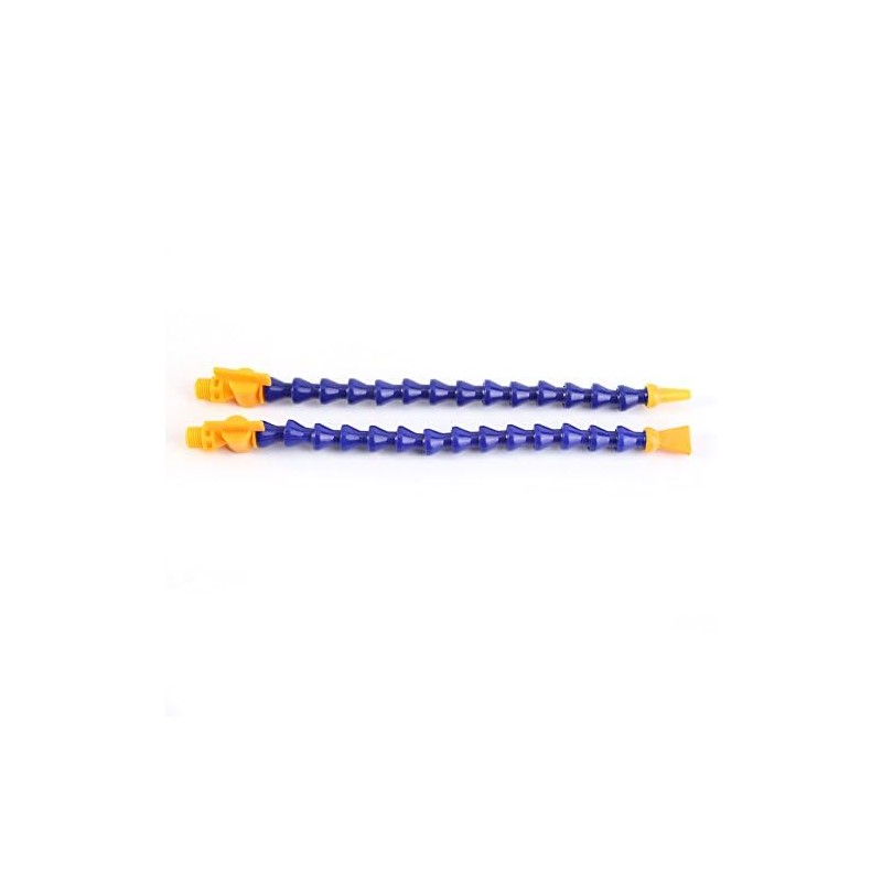 1/4" Thread Flexible Water Oil Coolant Pipe Hose, 12pcs Round