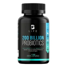 Frasco Probióticos 200 Billones X120 Cápsulas B Life                                                                                                  