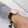WOCCI Watch Band, 0.9 inch (24 mm) Replacement Strap, Vintage
