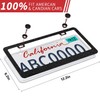 Bling License Plate Frame for Women, 1PCS Sparkly License Plate
