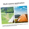 VILLFUL 12pcs U Shaped Garden Ground Stakes for Tents Trampolines