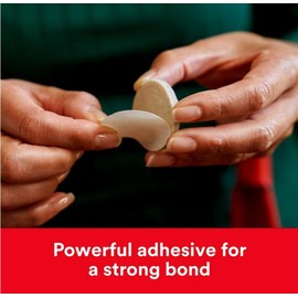 Customize Pad Size from 0.75" to 1.5" in, 48 Round Pad Beige, Protection for Hardwood, Vinyl, and Laminate Flooring, Easy-to-Apply, Self-Stick Design