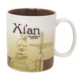 Starbucks Global Icon Series Xi'An Ceramic Mug, 16 Oz