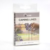 In Home InHome NH2366 Caming Line Stained Glass Decals, Black