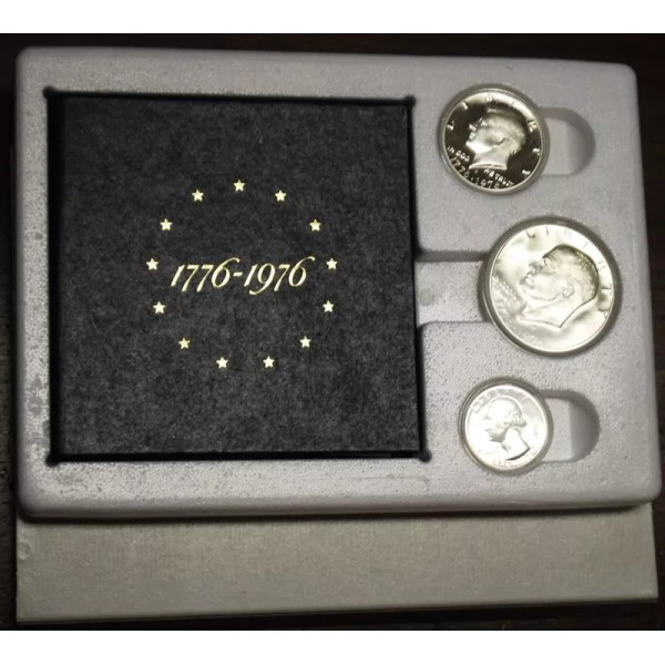 1976 Silver Proof Set. With the original styrofoam box &
