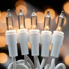 SWEET SHINE Clear Incandescent Christmas Lights, 66 Ft White Wire
