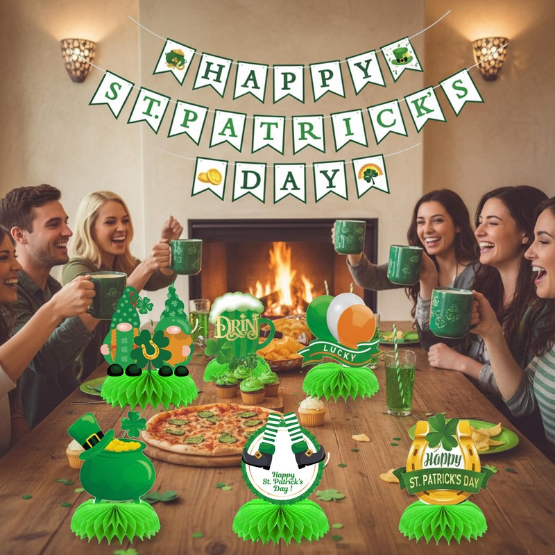 St. Patrick's Day Decorations Set - "Happy St. Patrick's Day"