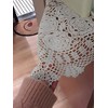 Hetao 15x27 100% Cotton Handmade Crochet lace Table Runners Oblong