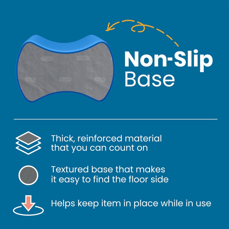 ECR4Kids SoftZone Toddler Modular Stool Set, Flexible Seating, Blue, 2-Pack