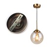 4 Pack Lighting Fixture Ceiling Plate Bracket 105mm Pendant Light