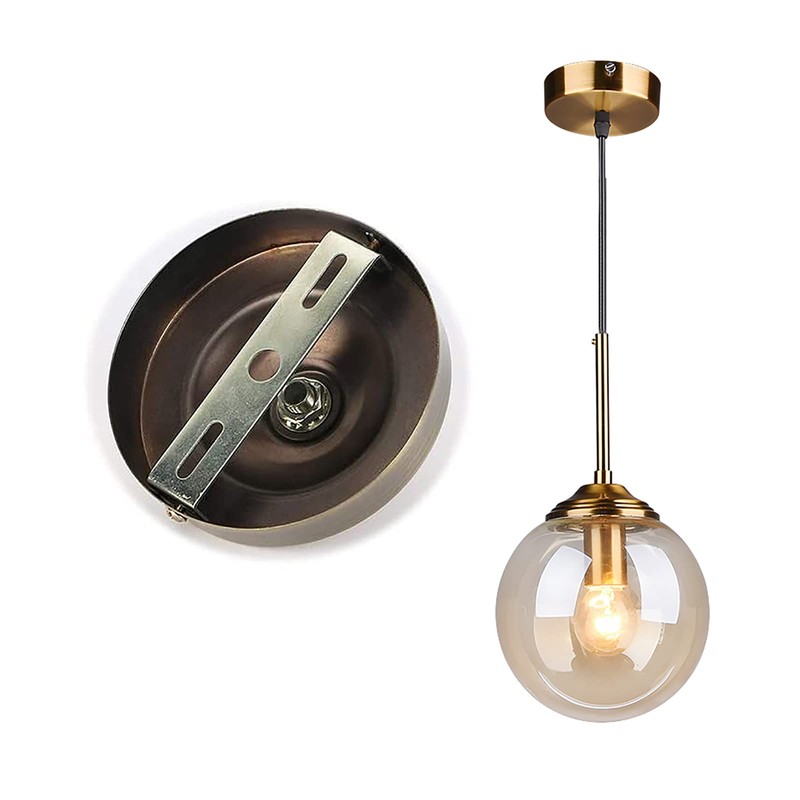 4 Pack Lighting Fixture Ceiling Plate Bracket 105mm Pendant Light