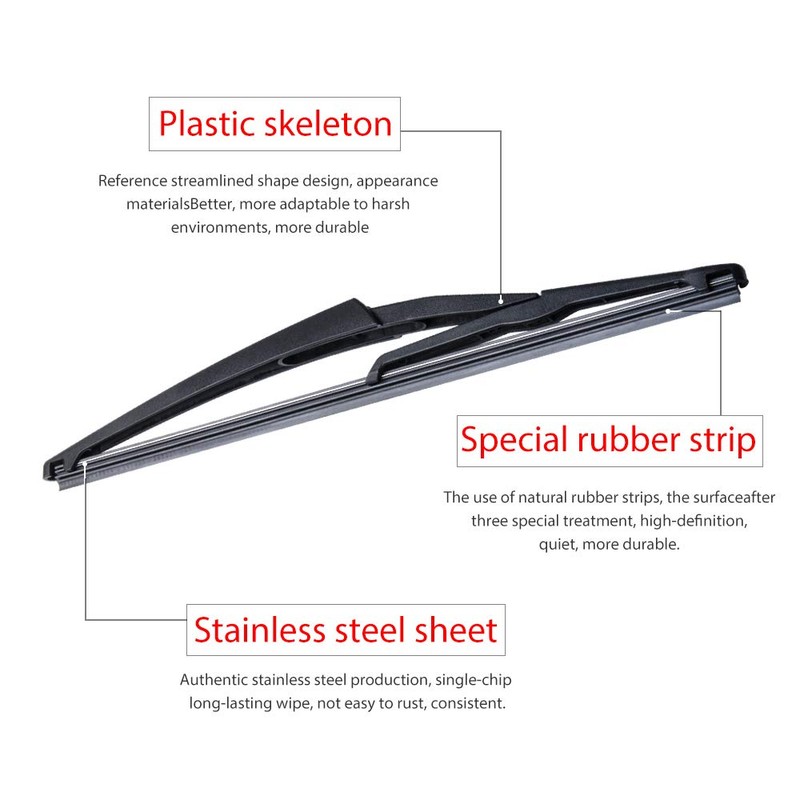 Replacement for Nissan Rogue 2014-2023, Pathfinder 2013-2018, Rear Windshield Wiper