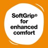 Fiskars 5" SoftGrip Pointed-Tip Glitter Scissors for Kids Ages 4-7,
