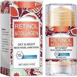 Stick De Cuidado Facial Y De Cuello, Anti-Edad Crema De Retinol Y Colágeno Hidratante Facial Crema Sticks Hidratantes Para Reducir Las Arrugas Finas Y Las Arrugas Del Rostro Y El Cuello