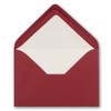 25 x envelopes in dark red - envelopes in DIN