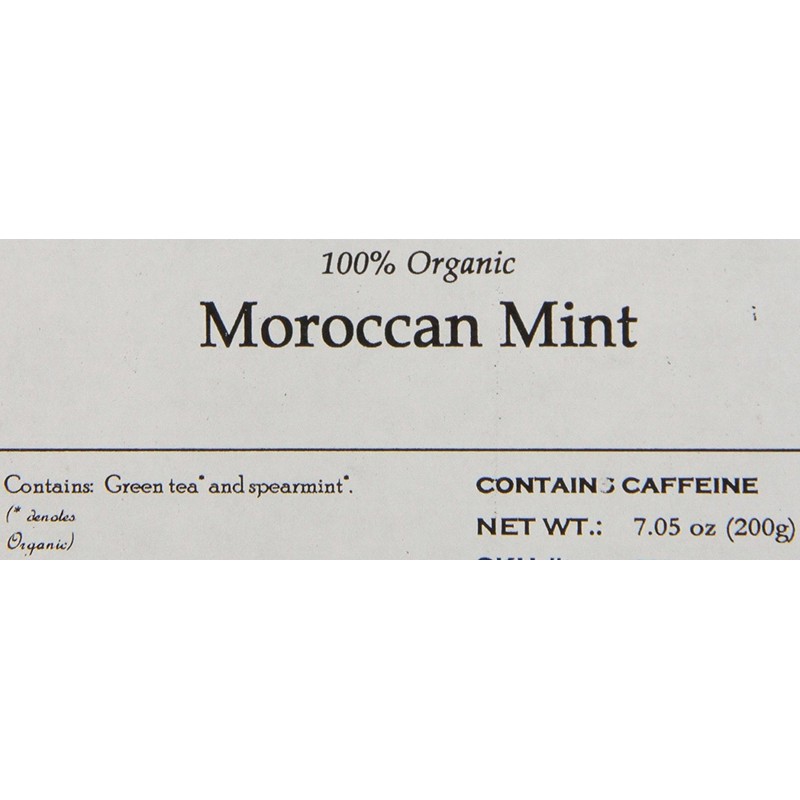 Davidson's Organics, Moroccan Mint, 100-count Unwrapped Tea Bags