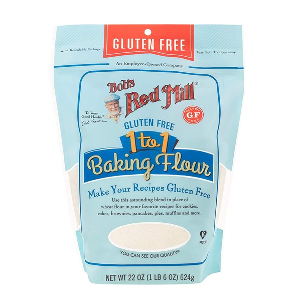 Bob's Red Mill Gluten Free 1-to-1 Baking Flour, 22-ounce