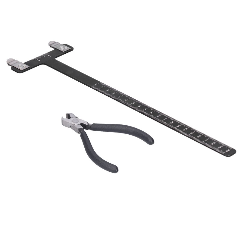 Archery Aluminum Alloy Ruler Recurve/Compound Bow T Shaped Bow Measurement