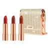 Set De Pintalabios Mate De 3 Colores Con Bolsa De