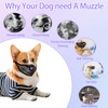 Maxqzin Dog Muzzle, Basket Muzzle for Dogs, Soft Mesh Muzzles
