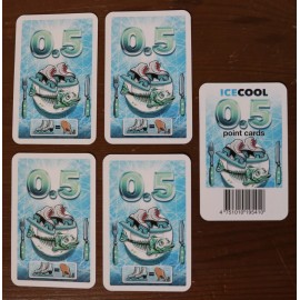 Icecool Ice Cool Board Game Promo Mini Expansions New Unused  - 0.5 Point Cards