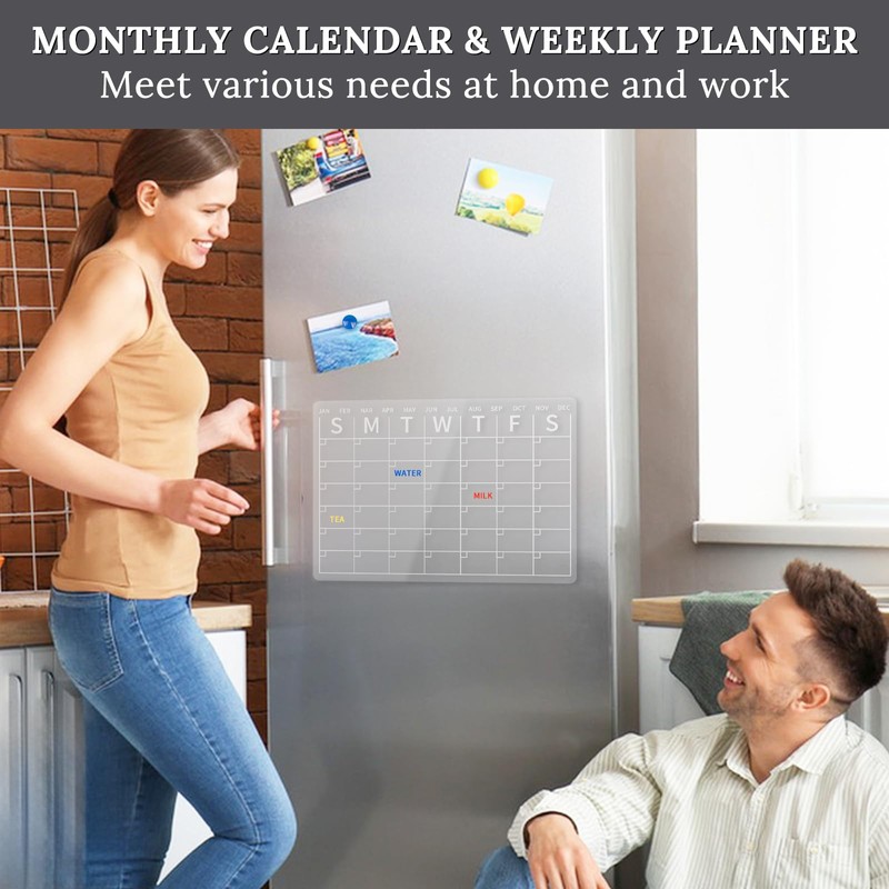 Magnetic Fridge Calendar | Fridge Planner | Magnetic Planner |