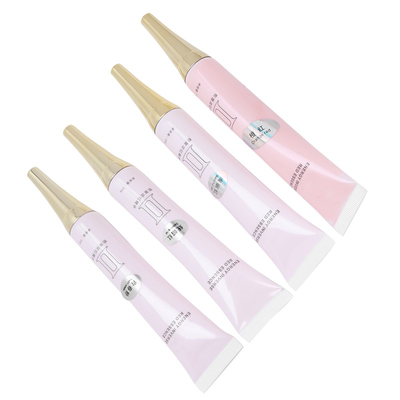 4pcs Microblading Red Lip Serum Moisturizing Lip Tattoo Color Fixing