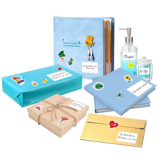 120 Large Size Blank Labels, Water/Oil/Tear Resistant, Inkjet & Laser