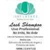 Lash Shampoo 1L Jane Lash Limpieza Extensiones Pestañas Mink Fórmula