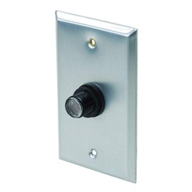 NSI Industries TORK ZB124WP Electronic Photocontrol - Button with Wall Plate - Advanced LongLife ZeroCross - Instant Response - 8A LED Rated - 105-305V