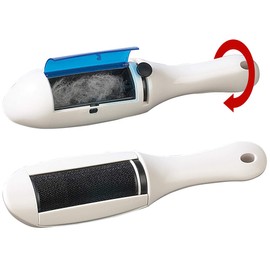 infactory Fusselroller: Selbstreinigende Anti-Fussel-Bürste für Textilien, mit Schmutzbehälter (Kleiderbürste, Fusselbürste selbstreinigend, Fusselrasierer)