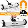 Toolwiz Magnetic Pick Up Sweeper with Wheels 24-inch Large Magnet