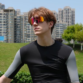 Sunbowglint Polarized Sports Sunglasses for Men Women Unbreakable TR90 Frame UV400 Protection Goggles Baseball Cycling Fishing Glasses,2 Pack